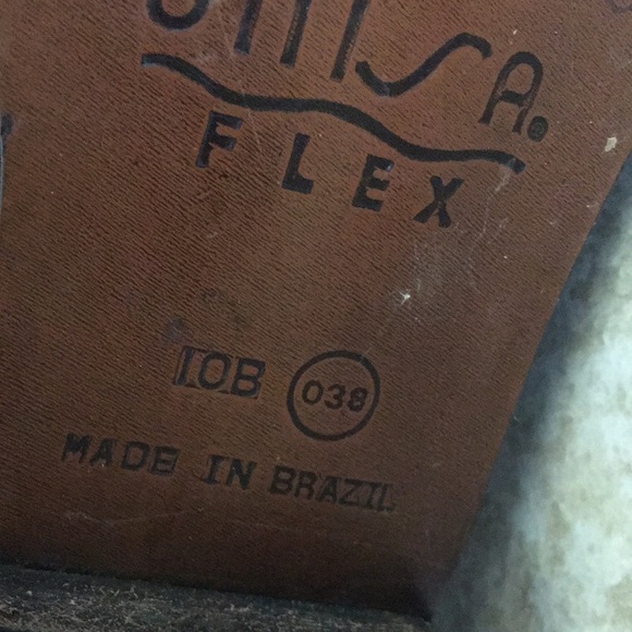 Unisa Flex Made in Brazil 100% Woven Leather Boots - Picture 7 of 8